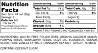 Nut Free Classic Granola - Gluten Free and Vegan Granola